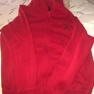 Red Jordan Zip Up